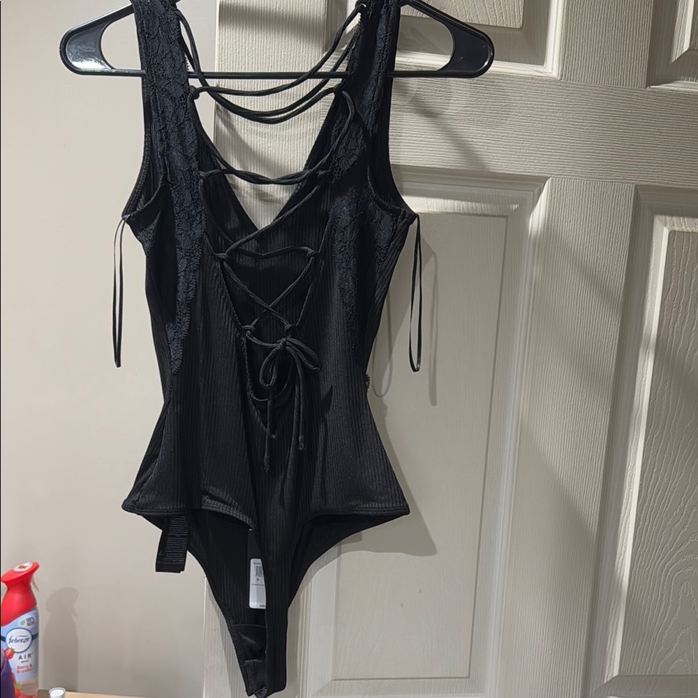 Guess back Lace-Up Bodysuit.